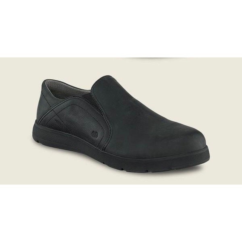 Red Wing Men's Black Zero-G Lite Safety Toe Slip-On Safety‎ Shoes 6722 - 6